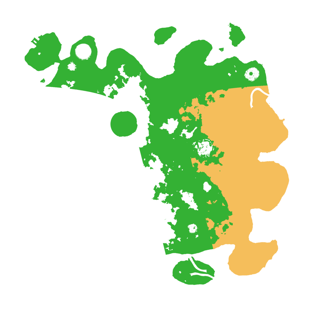 Biome Rust Map: Procedural Map, Size: 3500, Seed: 790978176
