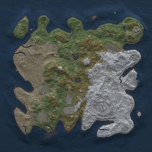 Thumbnail Rust Map: Procedural Map, Size: 3750, Seed: 380393698, 18 Monuments