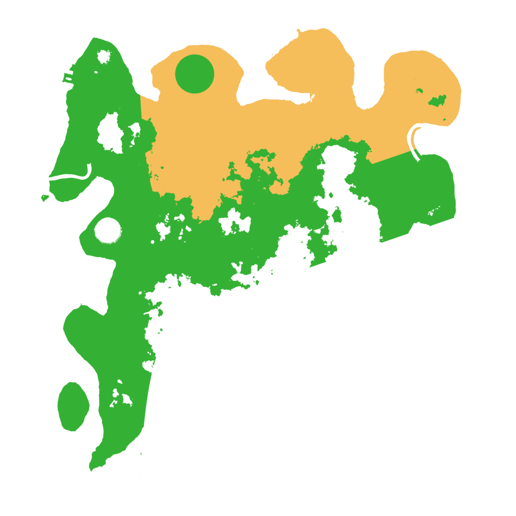 Biome Rust Map: Procedural Map, Size: 3500, Seed: 2091822141