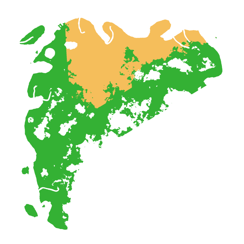 Biome Rust Map: Procedural Map, Size: 4300, Seed: 34587304