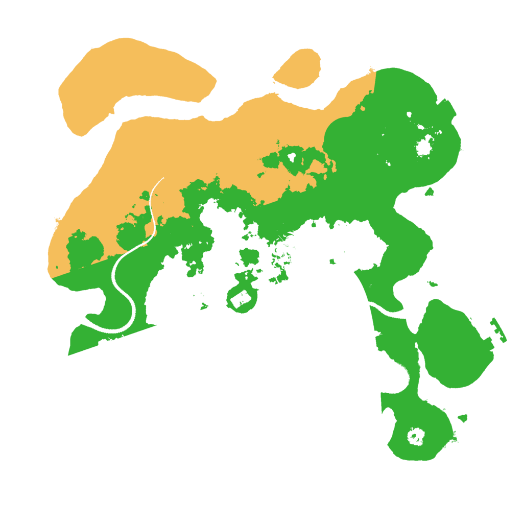 Biome Rust Map: Procedural Map, Size: 3000, Seed: 771522746