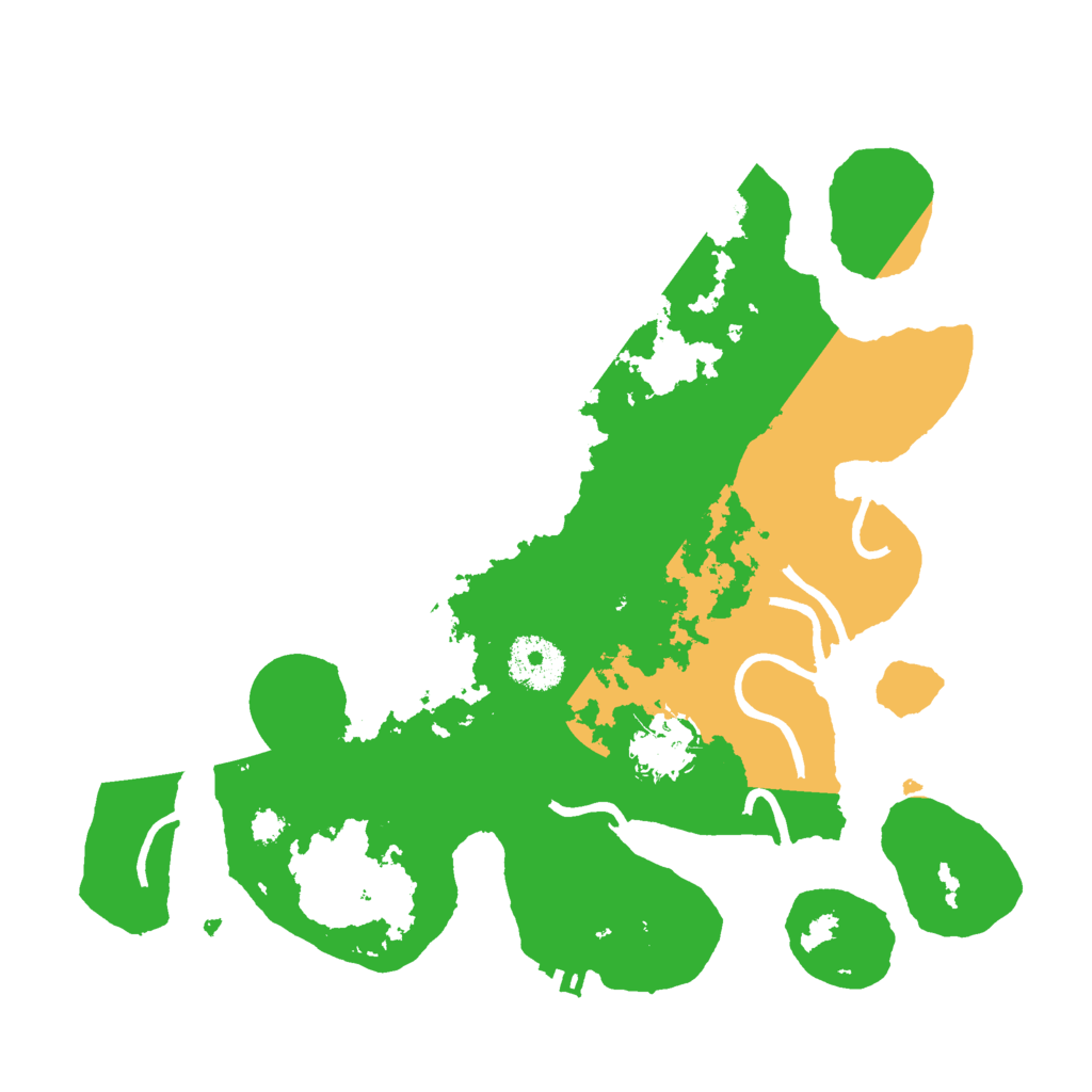 Biome Rust Map: Procedural Map, Size: 3000, Seed: 18888