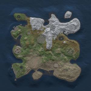 Thumbnail Rust Map: Procedural Map, Size: 2700, Seed: 13825, 14 Monuments