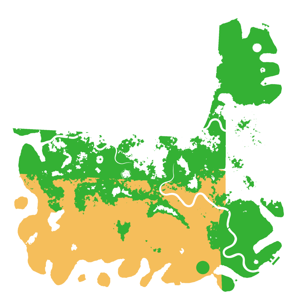 Biome Rust Map: Procedural Map, Size: 6000, Seed: 641234