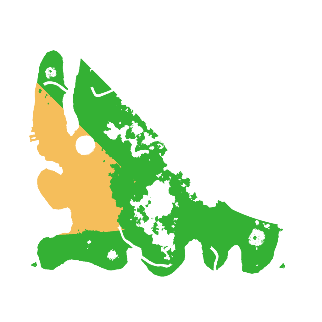 Biome Rust Map: Procedural Map, Size: 3000, Seed: 71112