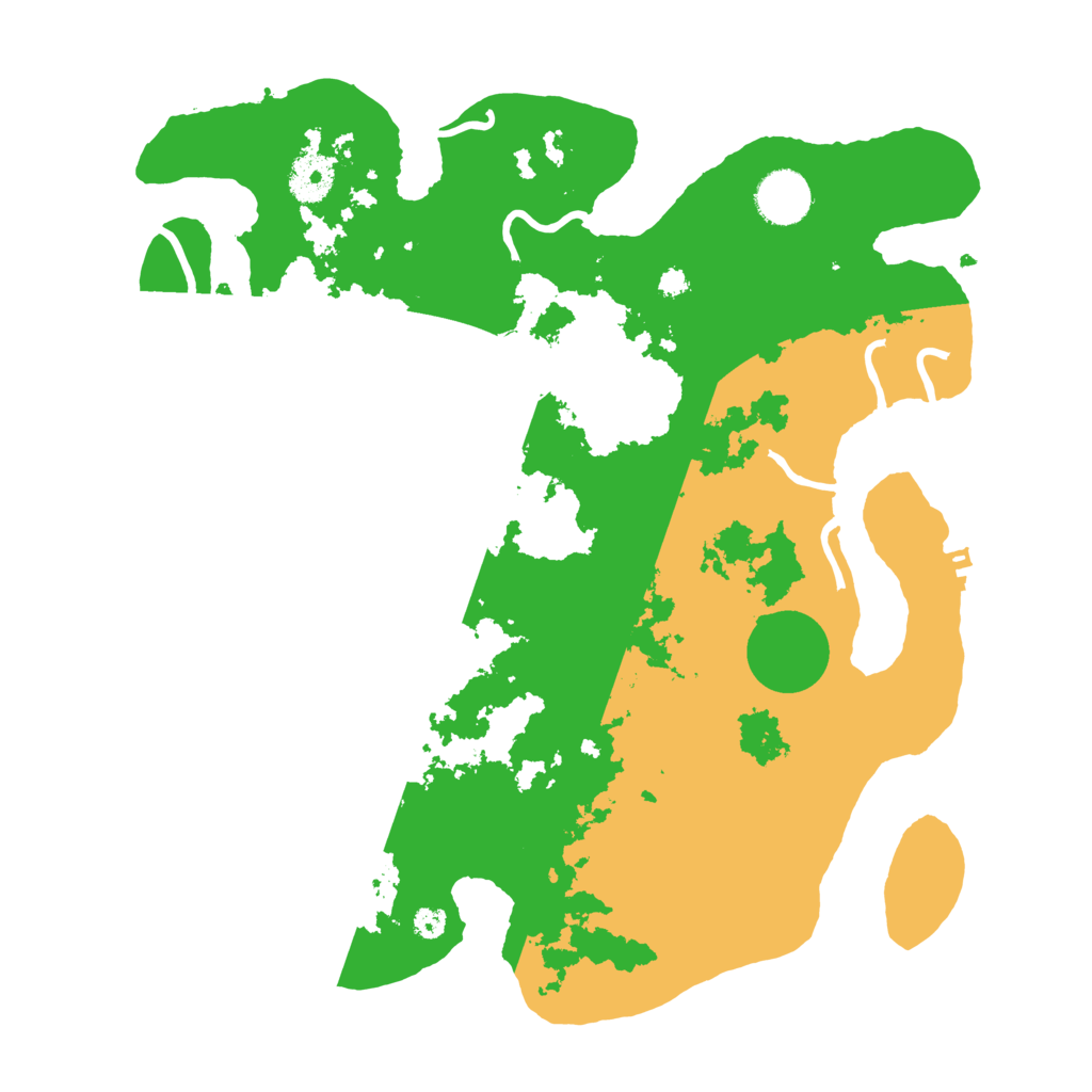 Biome Rust Map: Procedural Map, Size: 3500, Seed: 686592554