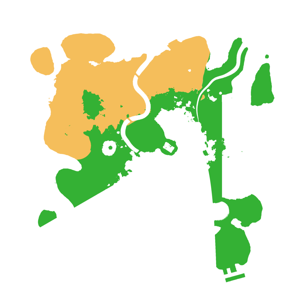 Biome Rust Map: Procedural Map, Size: 3000, Seed: 1029836