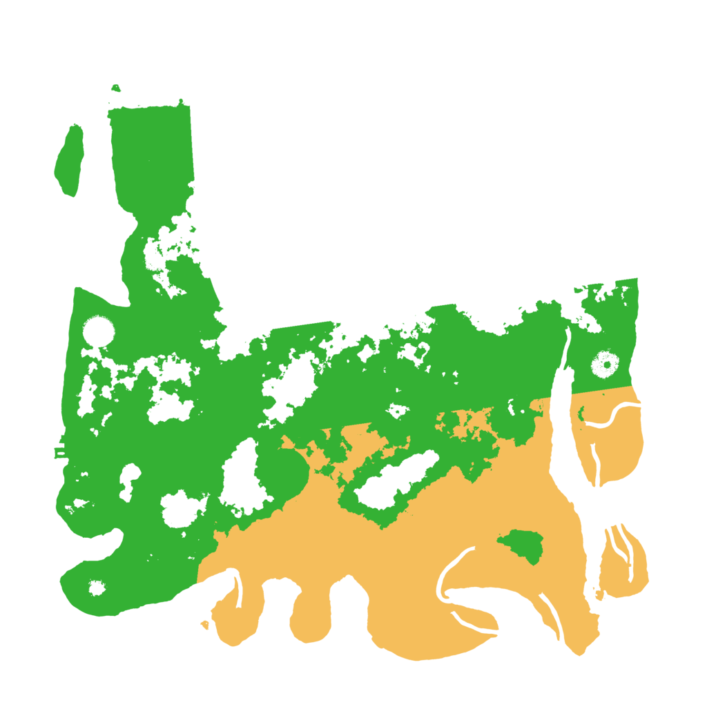 Biome Rust Map: Procedural Map, Size: 4000, Seed: 58543337