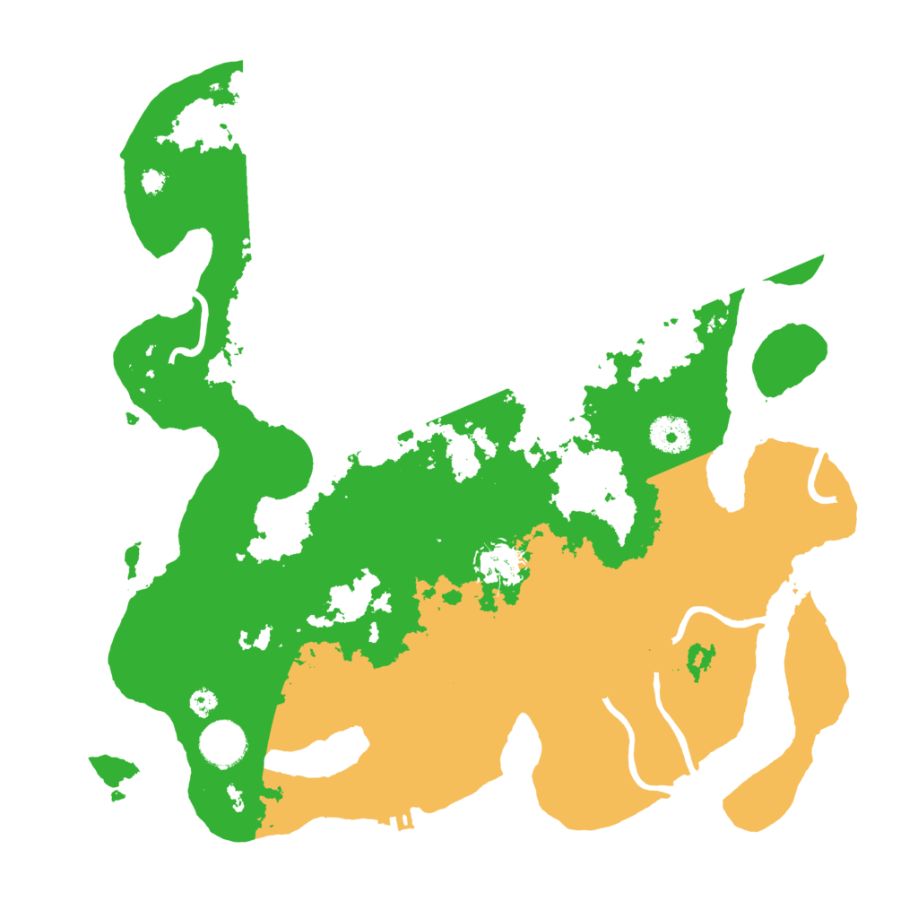 Biome Rust Map: Procedural Map, Size: 3500, Seed: 1029596554
