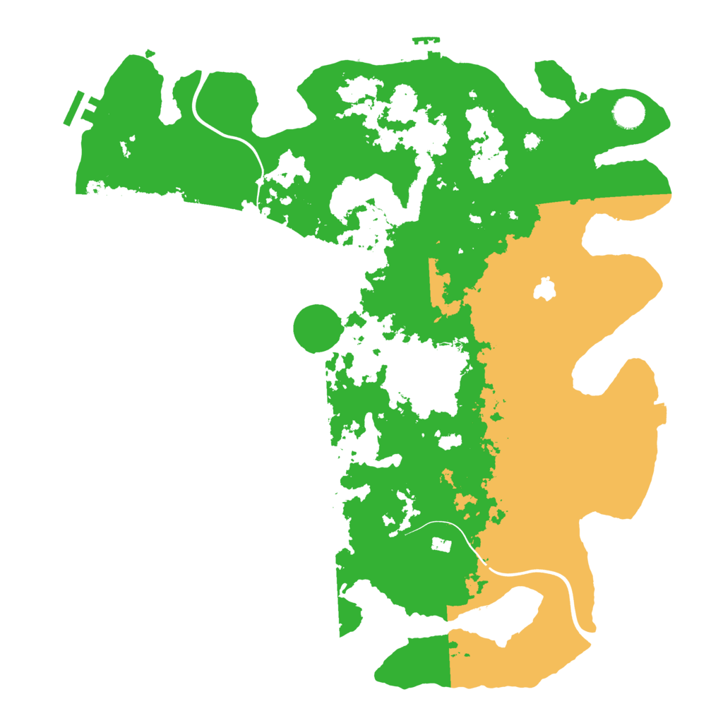 Biome Rust Map: Procedural Map, Size: 4000, Seed: 457328463