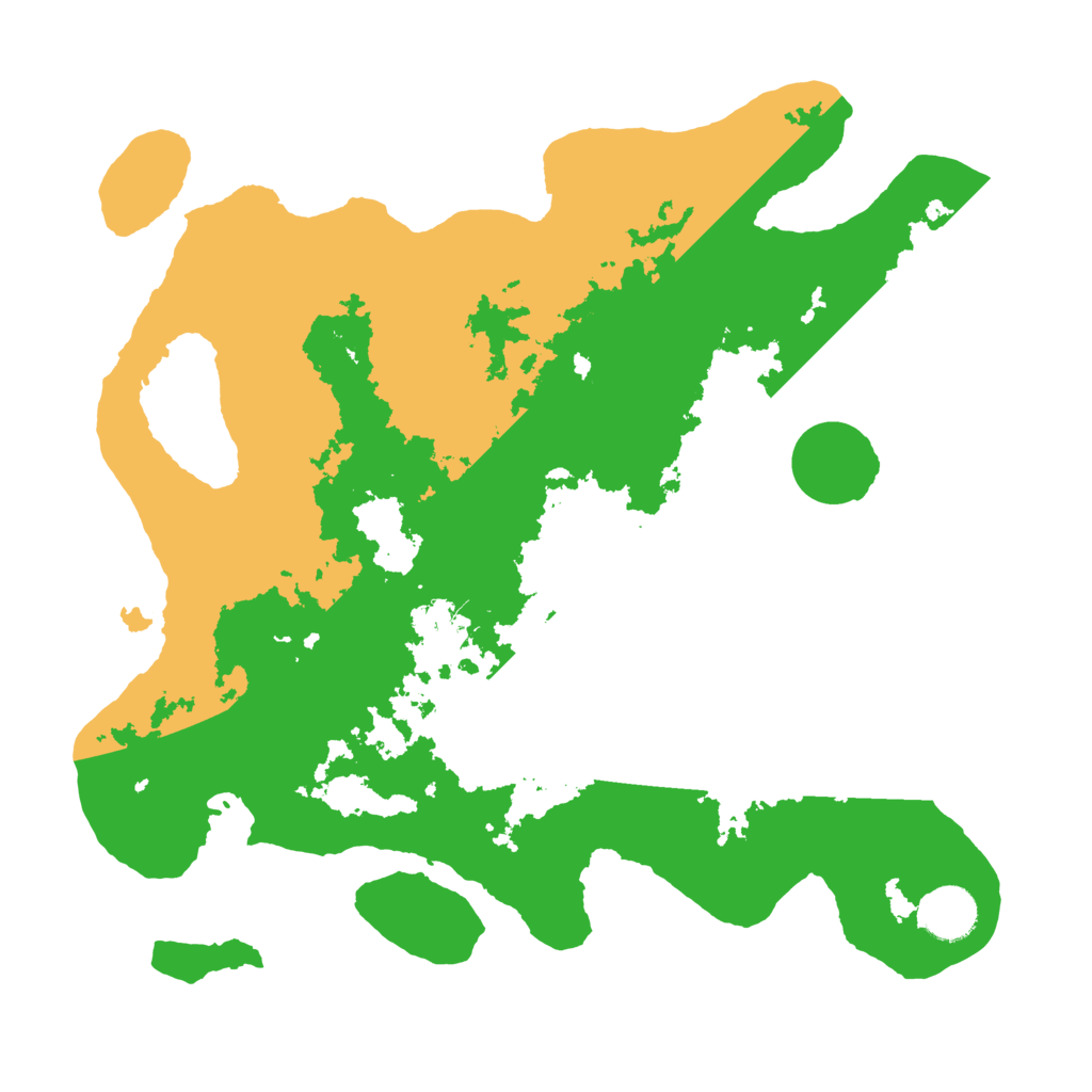 Biome Rust Map: Barren, Size: 3500, Seed: 387104231