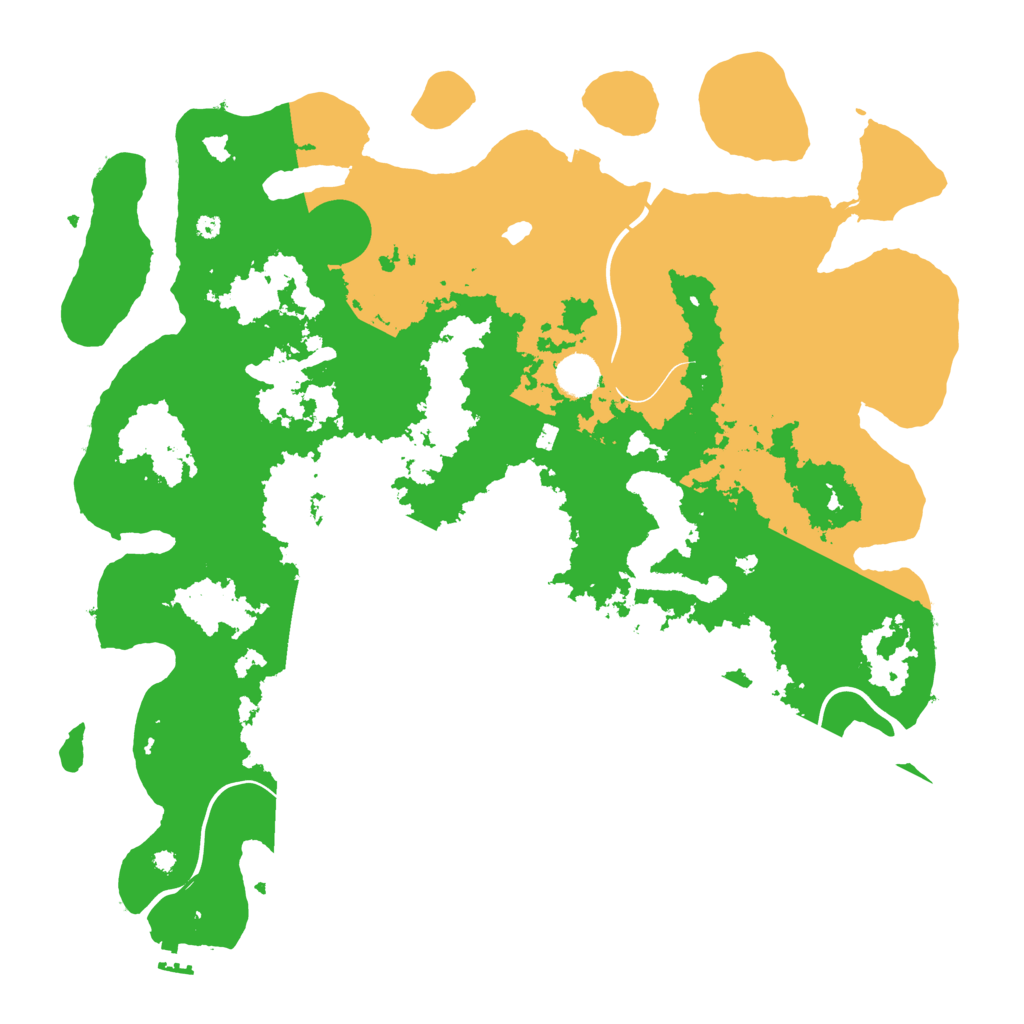 Biome Rust Map: Procedural Map, Size: 4300, Seed: 1706306217