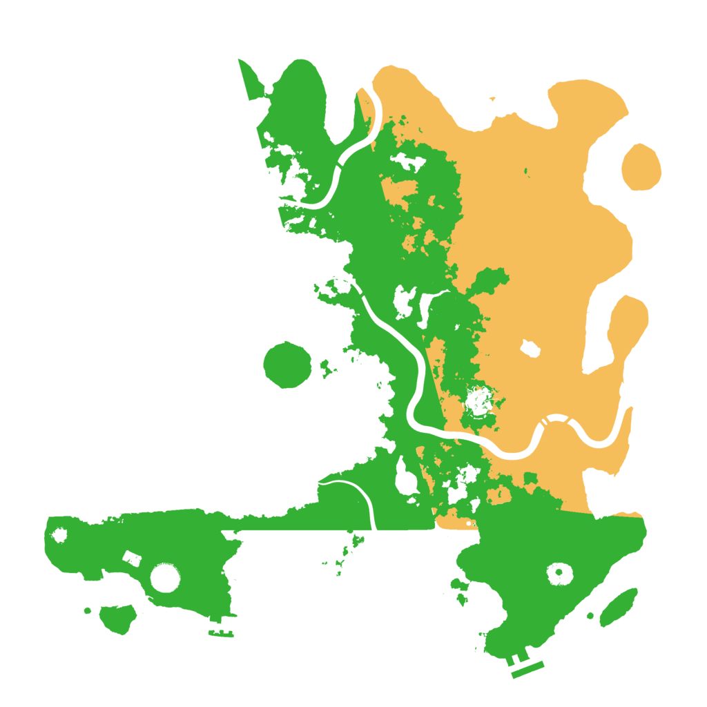 Biome Rust Map: Procedural Map, Size: 4250, Seed: 4411