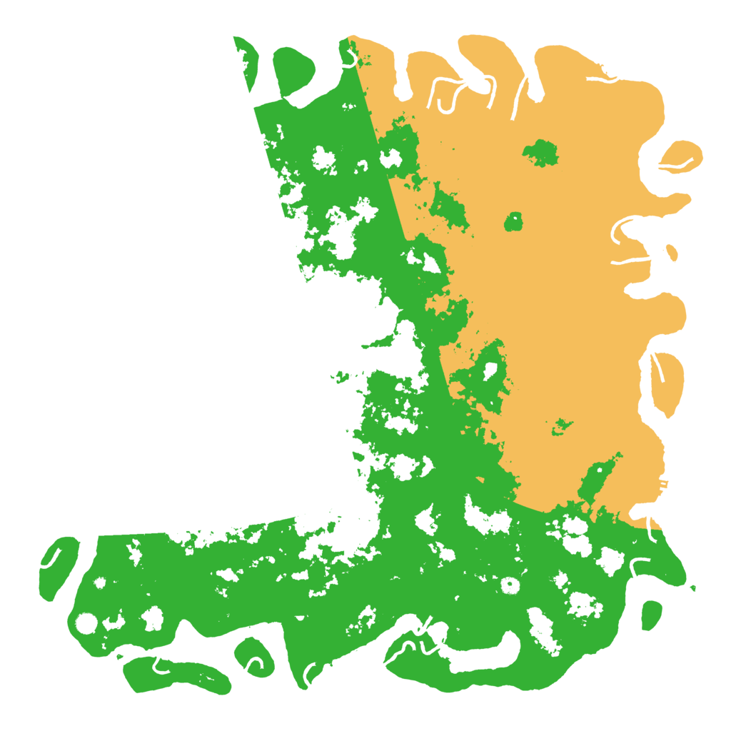Biome Rust Map: Procedural Map, Size: 6000, Seed: 1169