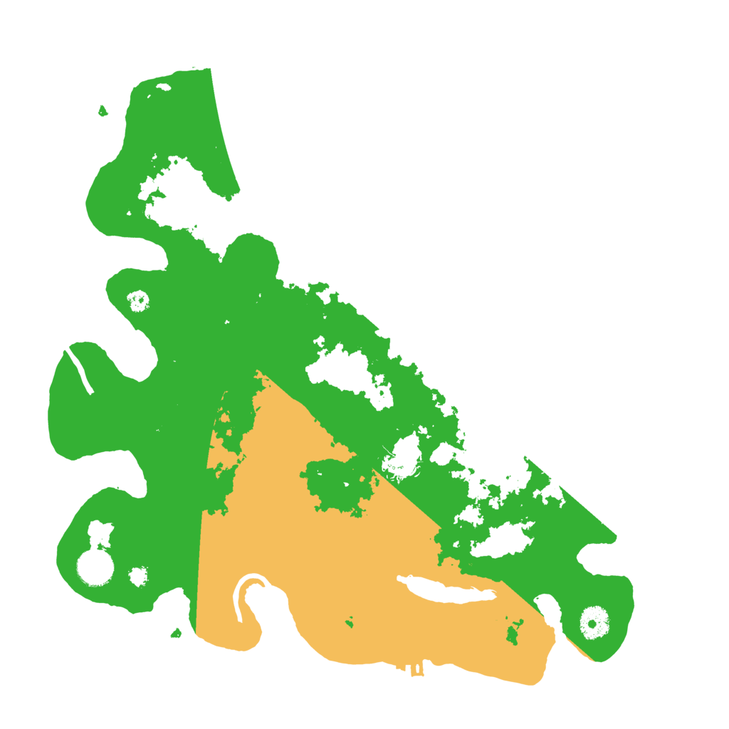Biome Rust Map: Procedural Map, Size: 3500, Seed: 35581715