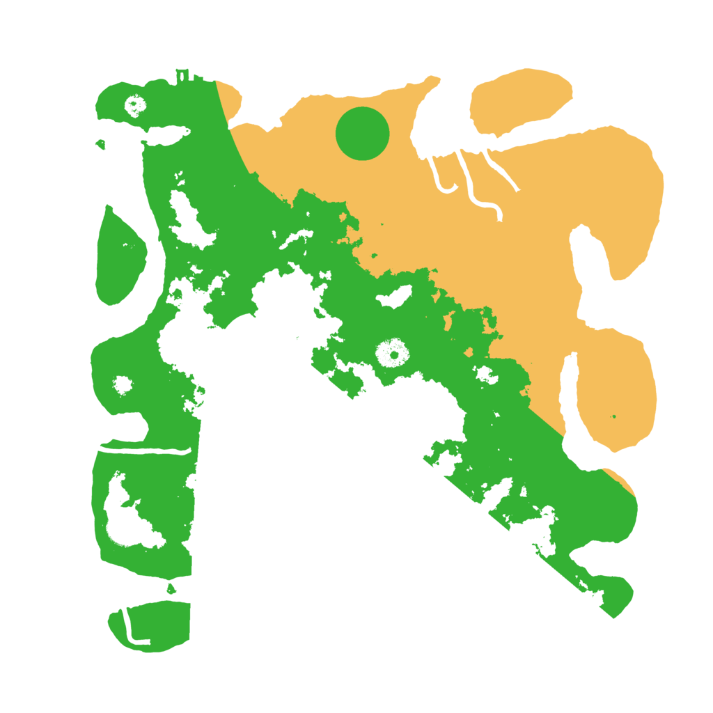 Biome Rust Map: Procedural Map, Size: 3500, Seed: 45108933