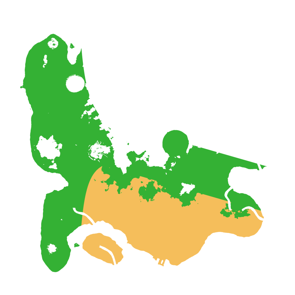 Biome Rust Map: Procedural Map, Size: 3000, Seed: 7236409