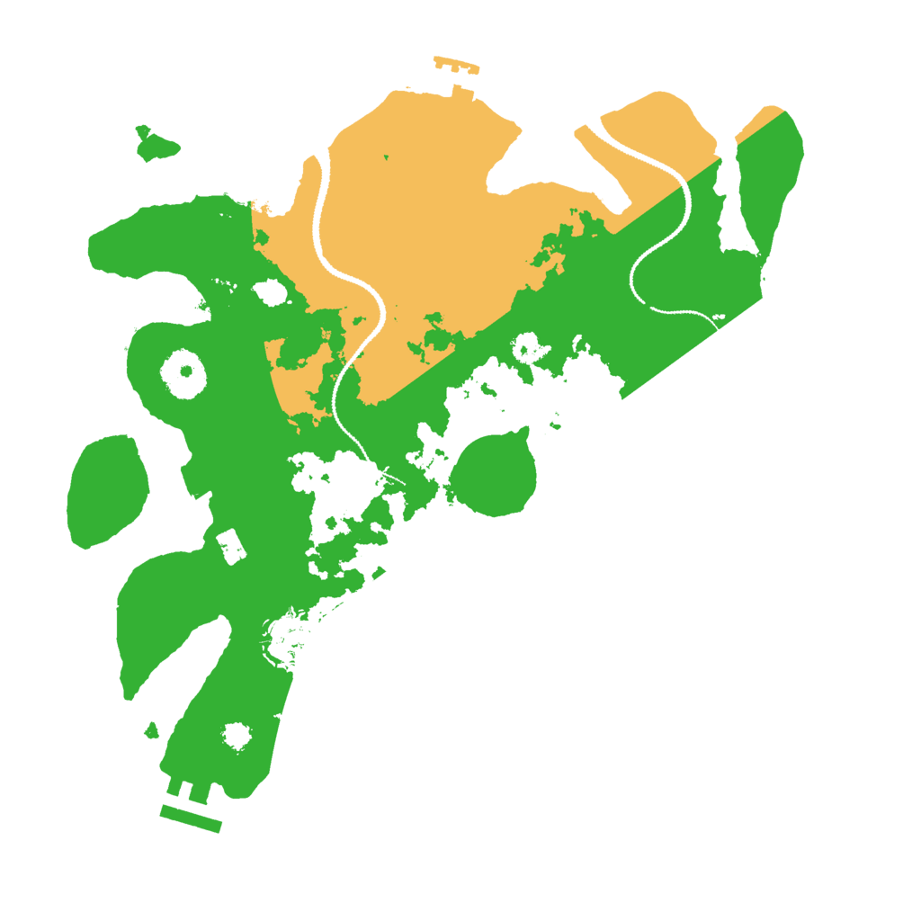 Biome Rust Map: Procedural Map, Size: 3000, Seed: 685439