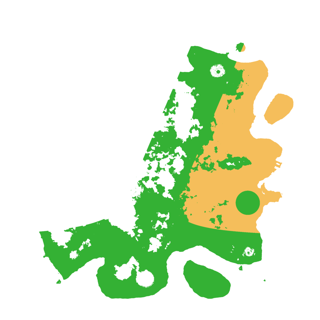 Biome Rust Map: Procedural Map, Size: 3500, Seed: 65818280