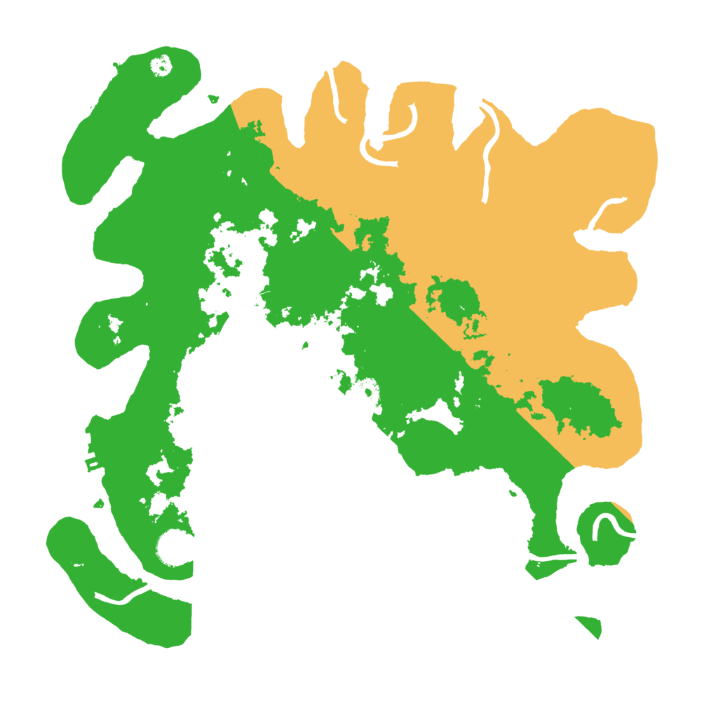 Biome Rust Map: Procedural Map, Size: 3500, Seed: 54989467