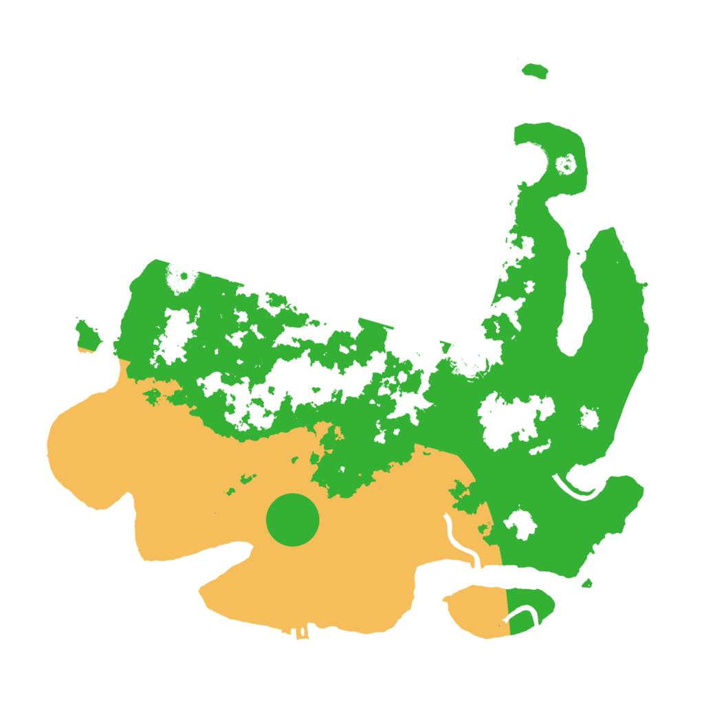 Biome Rust Map: Procedural Map, Size: 3500, Seed: 38424710