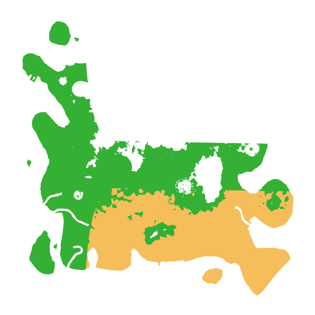 Biome Rust Map: Procedural Map, Size: 3500, Seed: 83422356