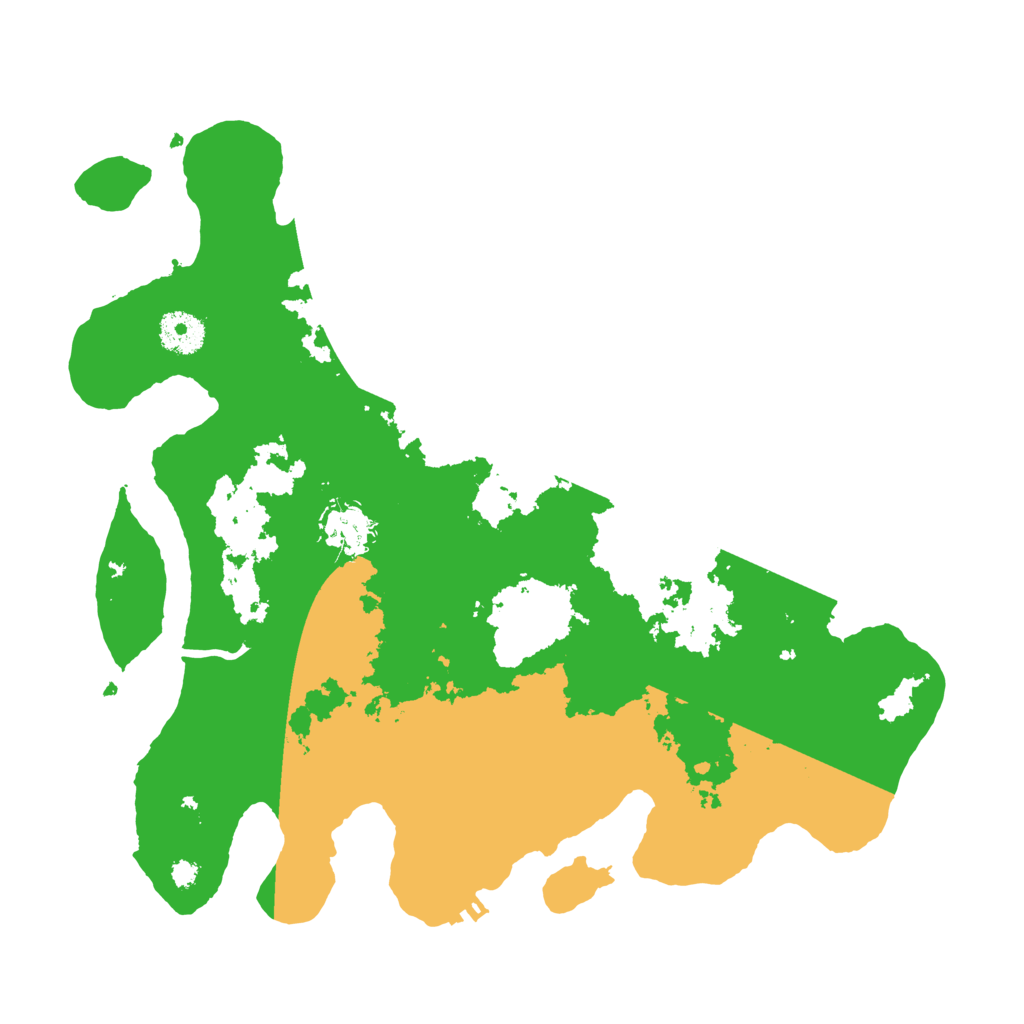 Biome Rust Map: Procedural Map, Size: 3500, Seed: 60708170