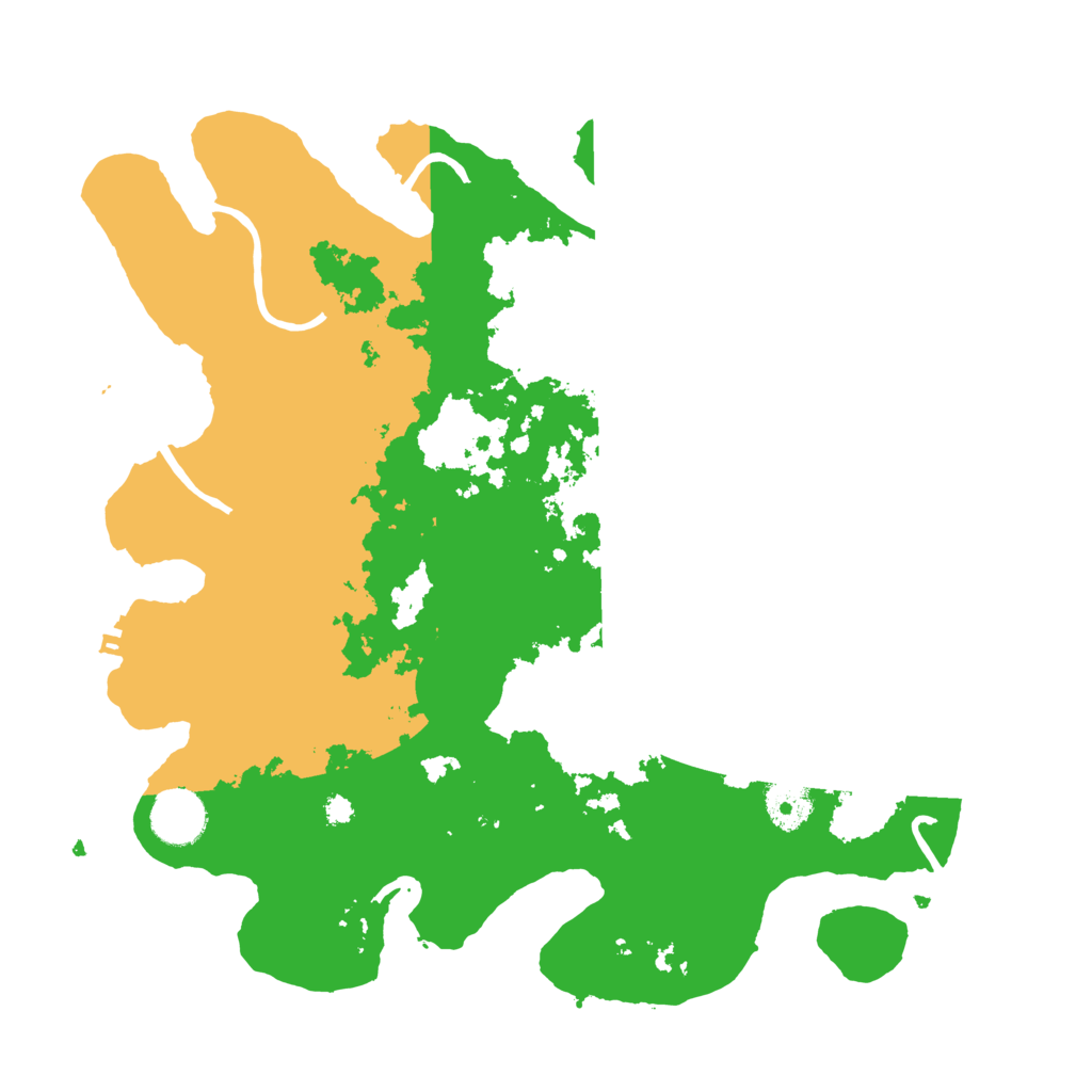 Biome Rust Map: Procedural Map, Size: 3500, Seed: 11290506