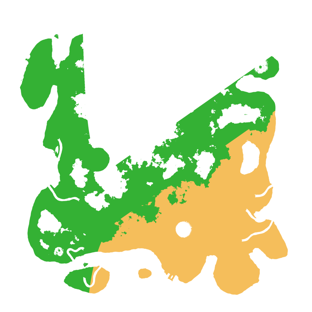 Biome Rust Map: Procedural Map, Size: 3500, Seed: 15930419