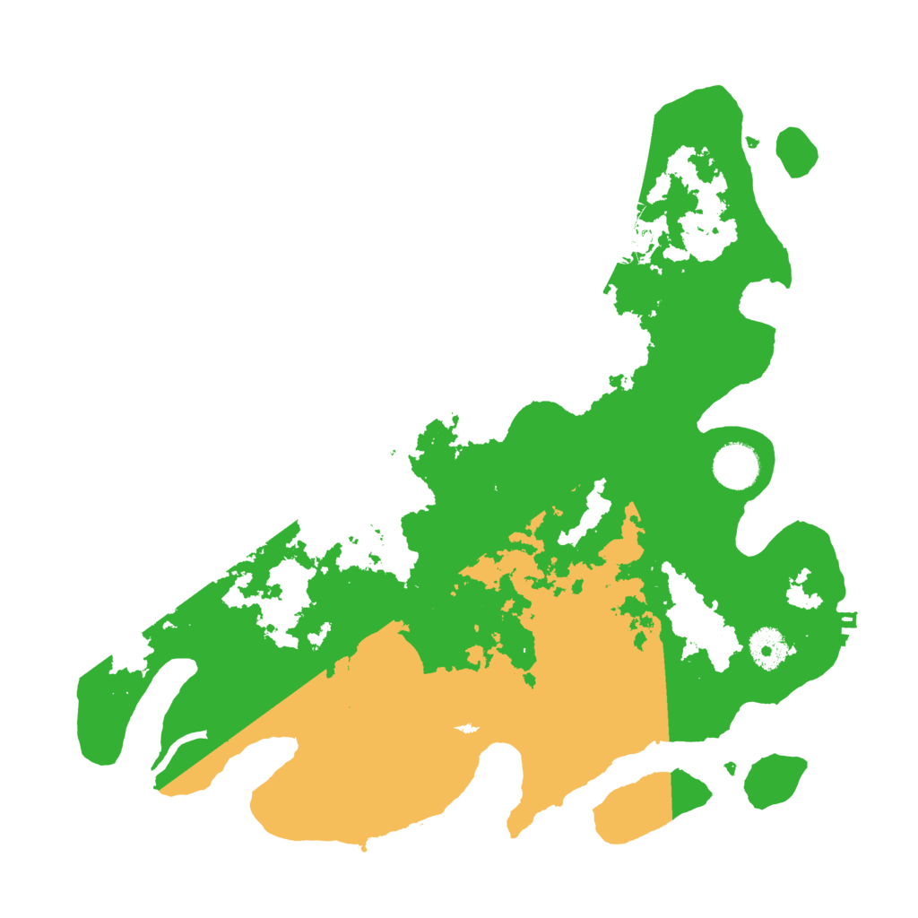 Biome Rust Map: Procedural Map, Size: 3500, Seed: 25716702