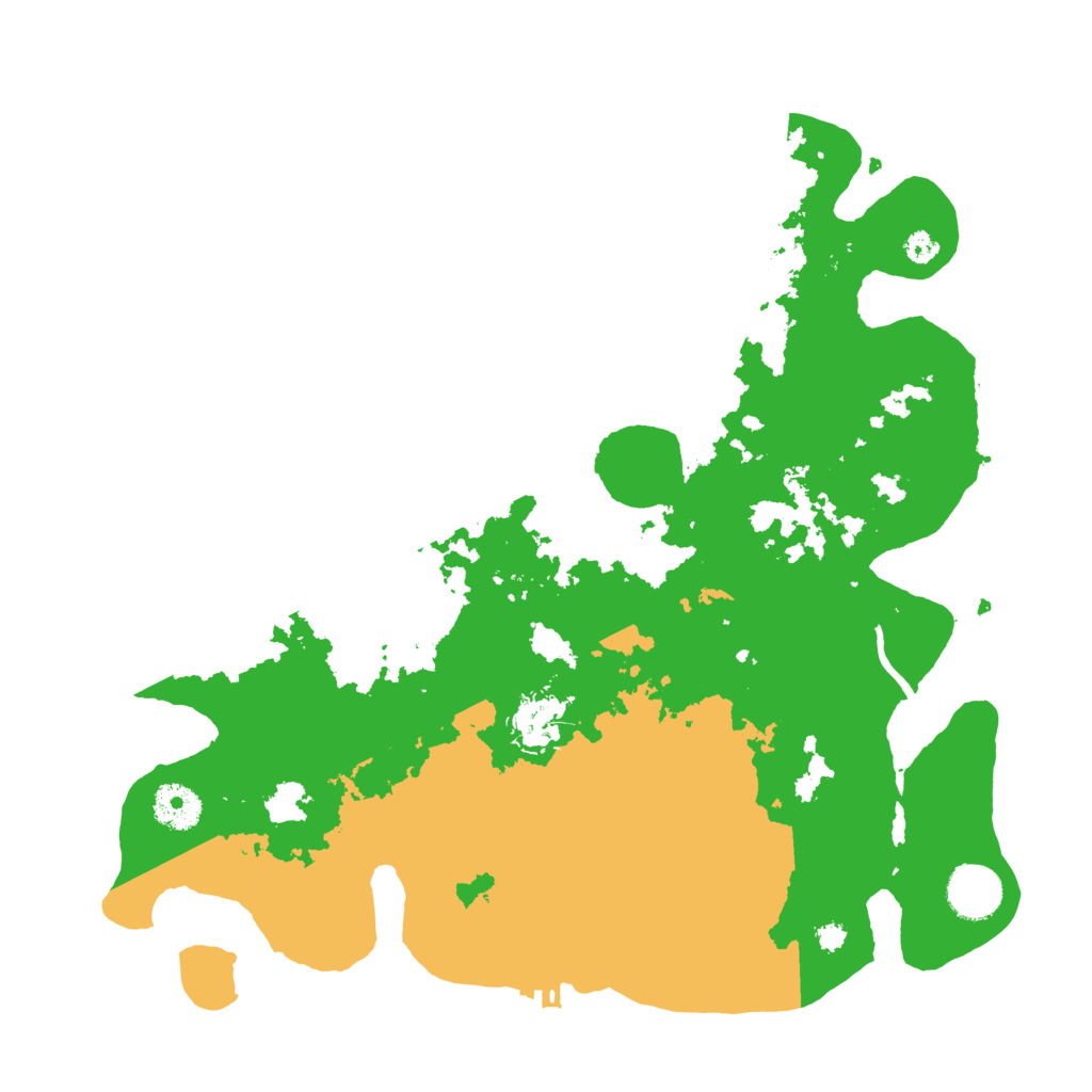 Biome Rust Map: Procedural Map, Size: 3500, Seed: 30639349