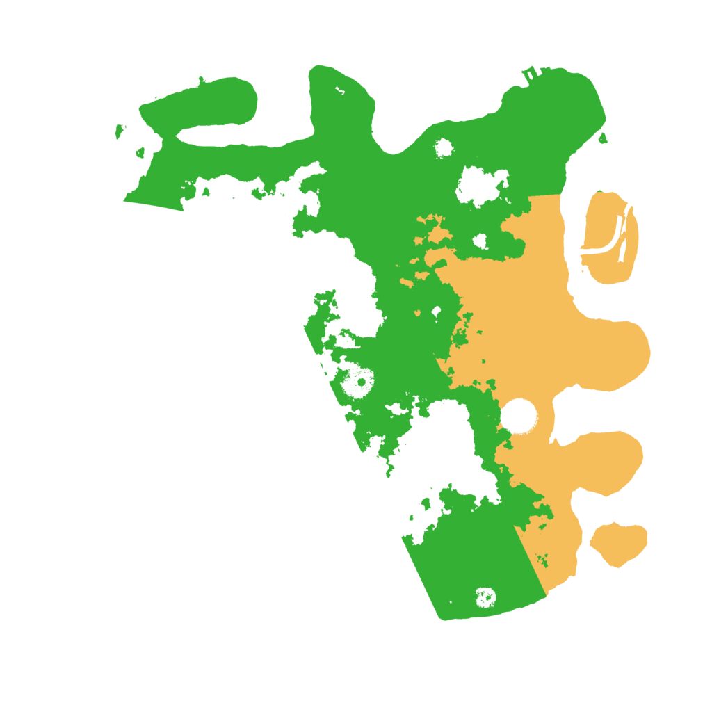 Biome Rust Map: Procedural Map, Size: 3500, Seed: 91253612
