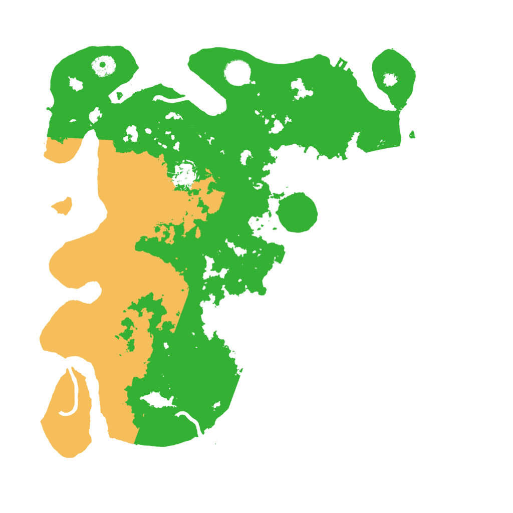 Biome Rust Map: Procedural Map, Size: 3500, Seed: 60945311