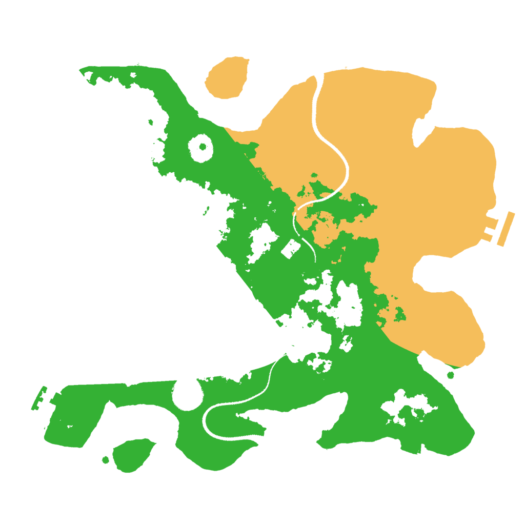 Biome Rust Map: Procedural Map, Size: 3000, Seed: 1910957078
