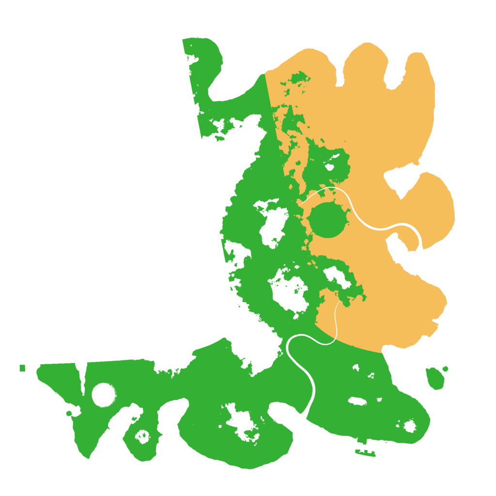 Biome Rust Map: Procedural Map, Size: 3650, Seed: 82939921