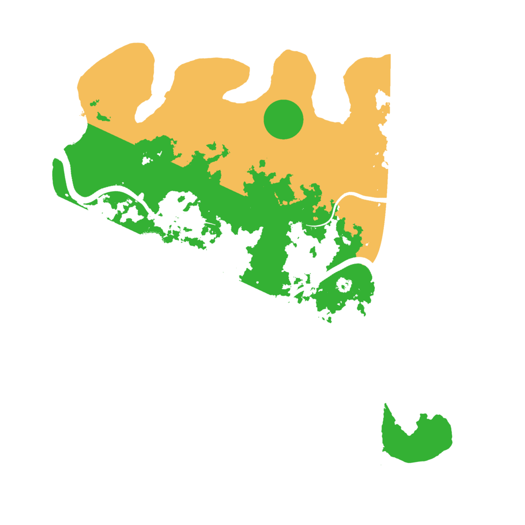 Biome Rust Map: Procedural Map, Size: 3500, Seed: 1298