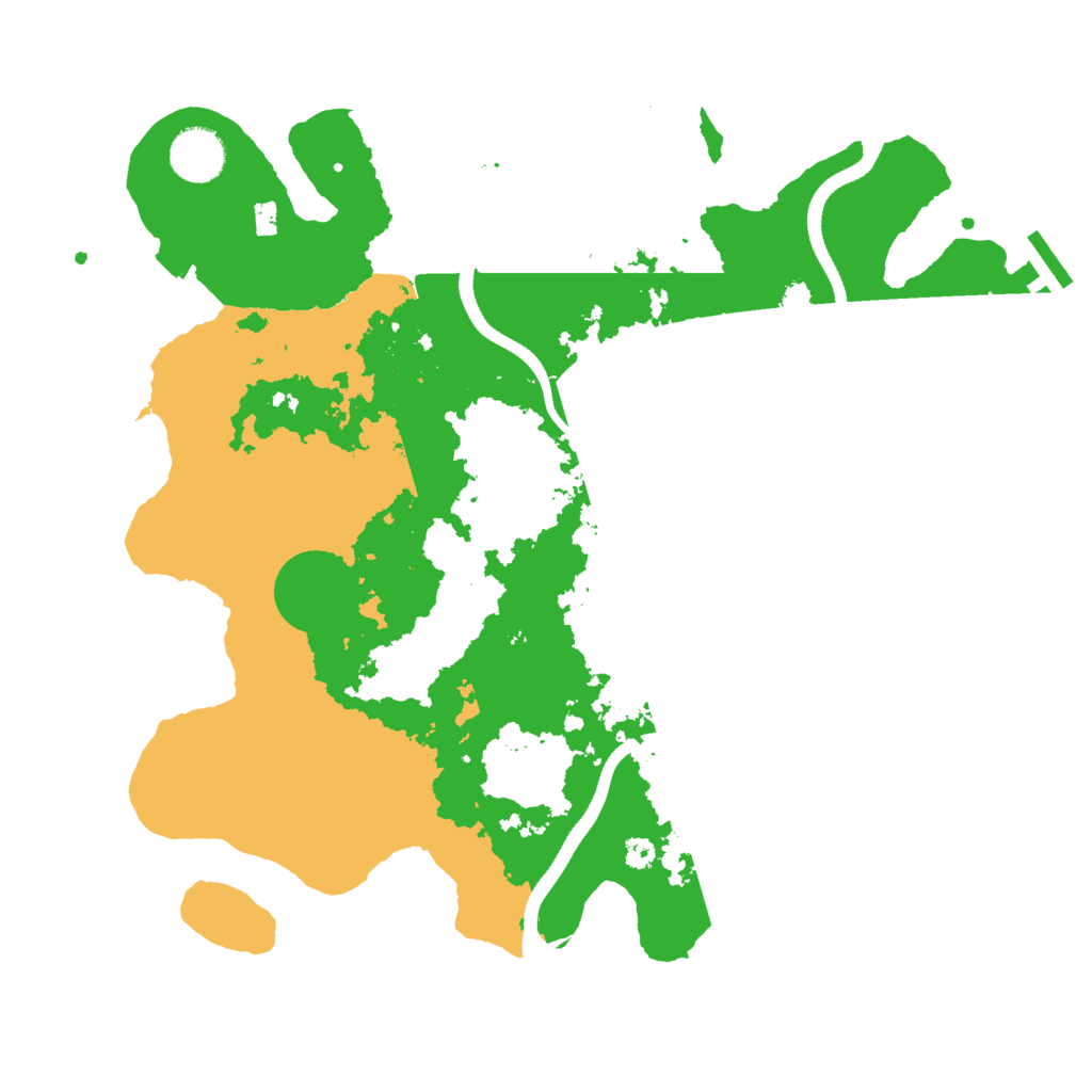 Biome Rust Map: Procedural Map, Size: 3500, Seed: 60705831