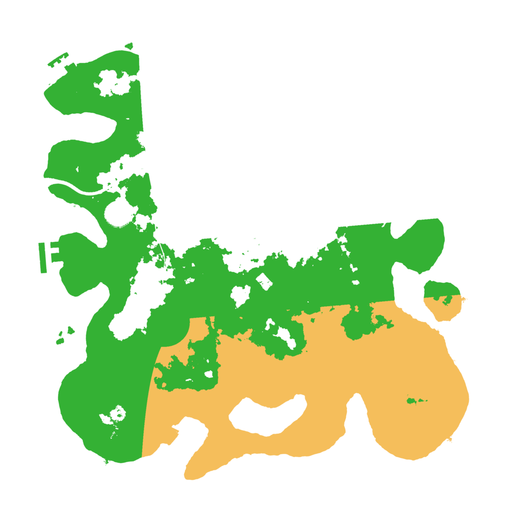 Biome Rust Map: Procedural Map, Size: 3450, Seed: 90606453