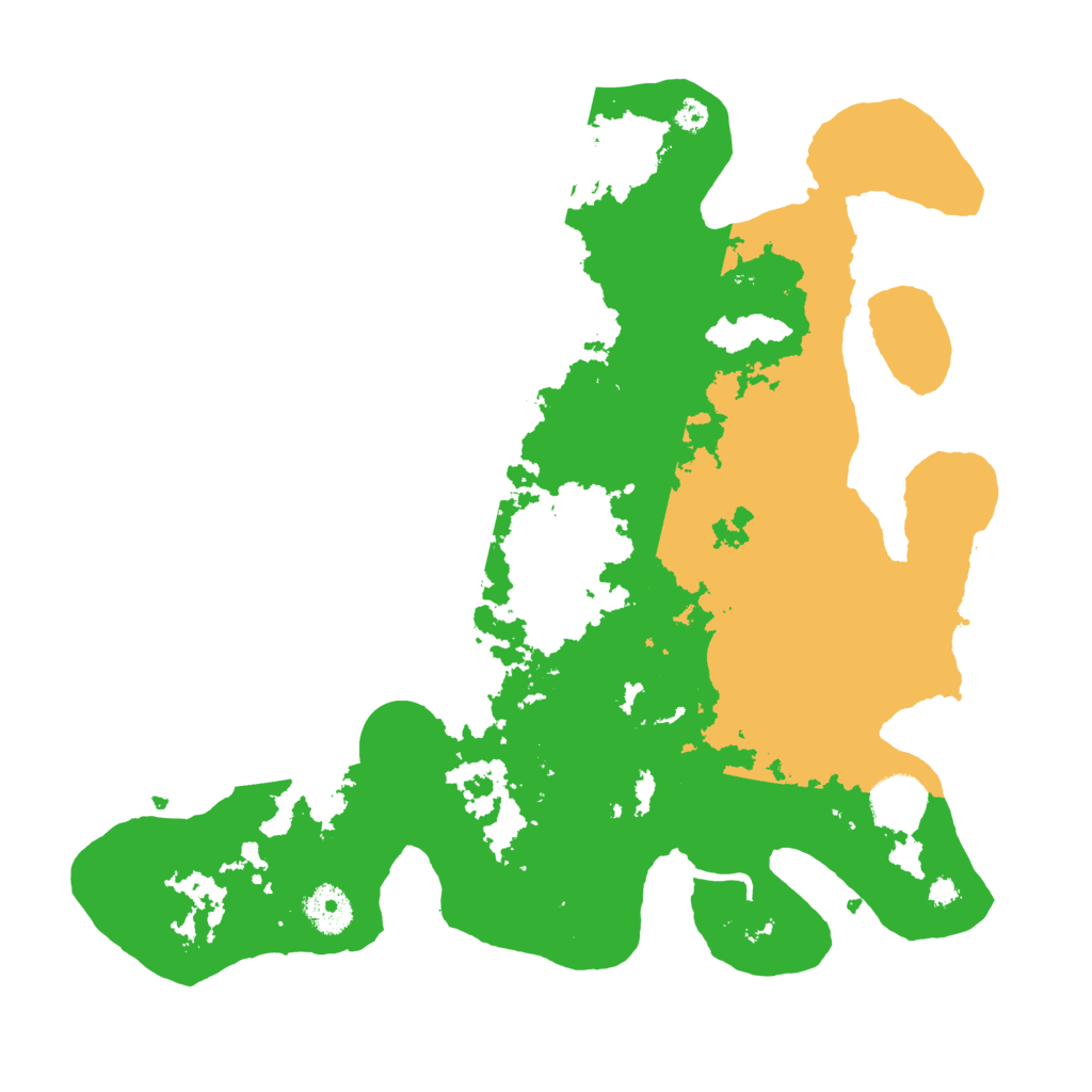 Biome Rust Map: Procedural Map, Size: 3500, Seed: 27438672