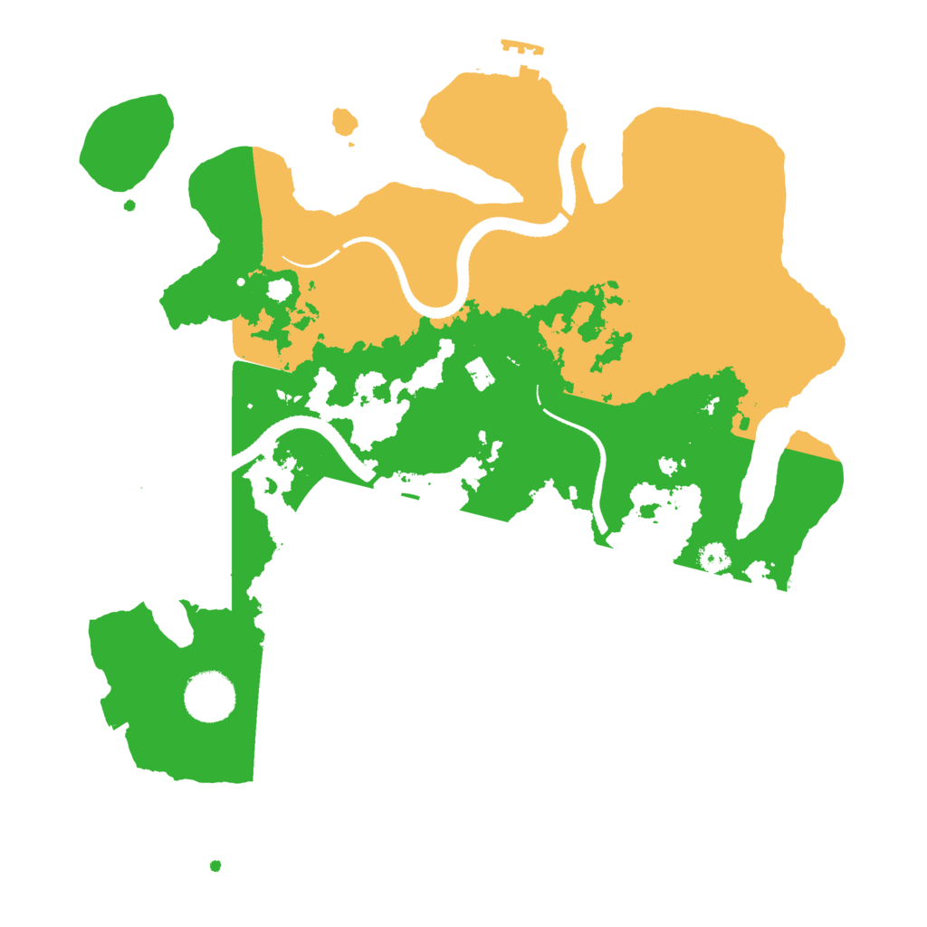 Biome Rust Map: Procedural Map, Size: 3250, Seed: 346852841