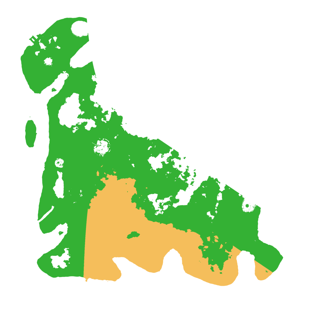 Biome Rust Map: Procedural Map, Size: 3500, Seed: 47960691