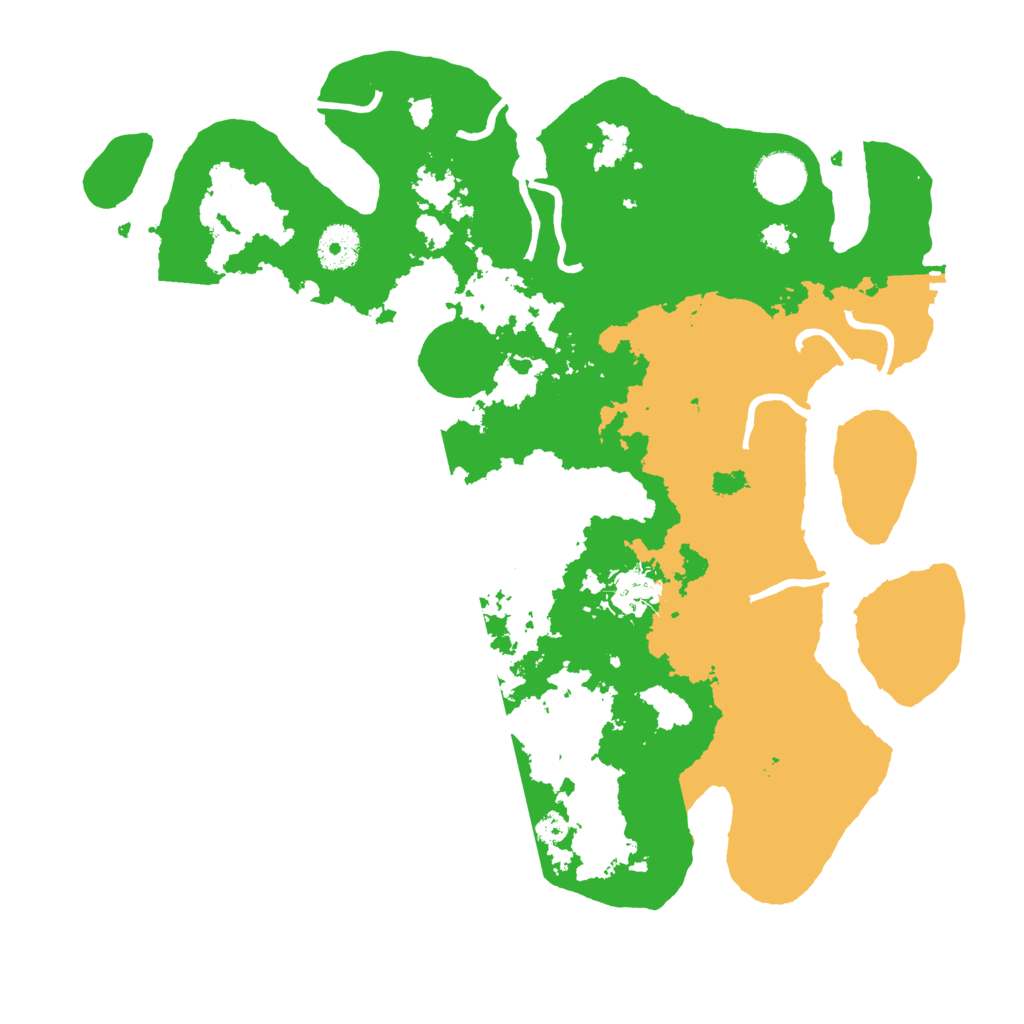Biome Rust Map: Procedural Map, Size: 3500, Seed: 87450535