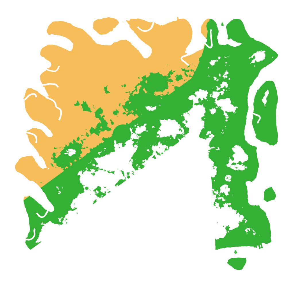 Biome Rust Map: Procedural Map, Size: 4500, Seed: 68985989