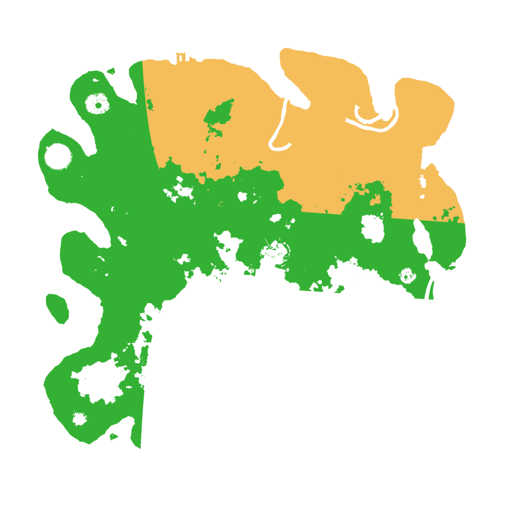 Biome Rust Map: Procedural Map, Size: 3500, Seed: 39543709