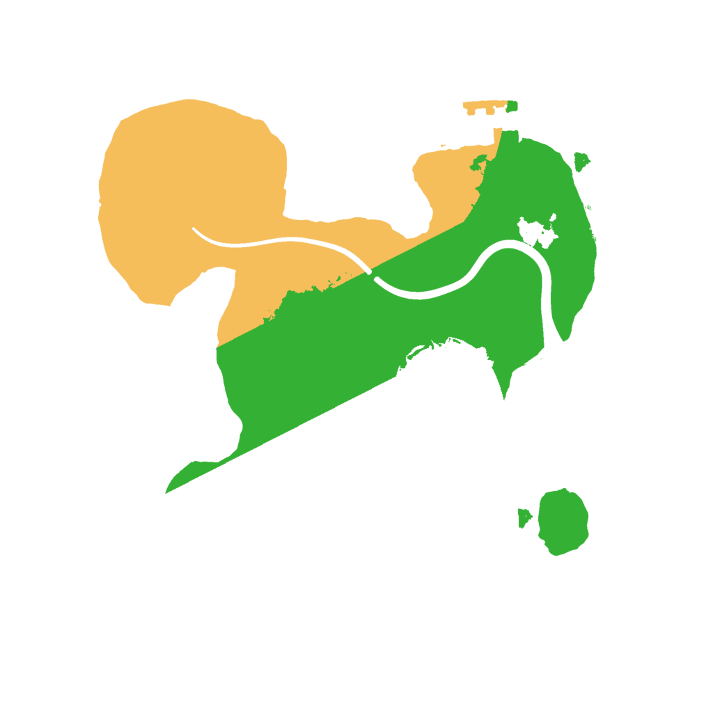 Biome Rust Map: Procedural Map, Size: 2000, Seed: 91169