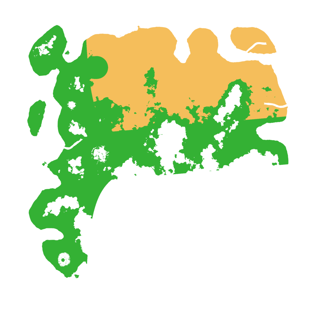 Biome Rust Map: Procedural Map, Size: 3700, Seed: 976030373