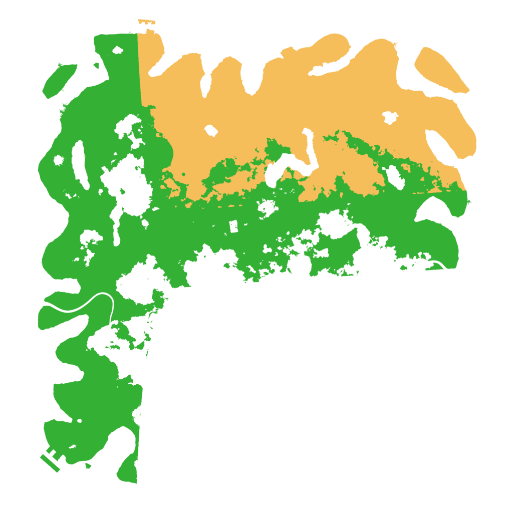 Biome Rust Map: Procedural Map, Size: 4500, Seed: 1423562031