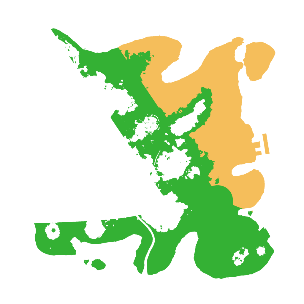 Biome Rust Map: Procedural Map, Size: 3000, Seed: 1637542
