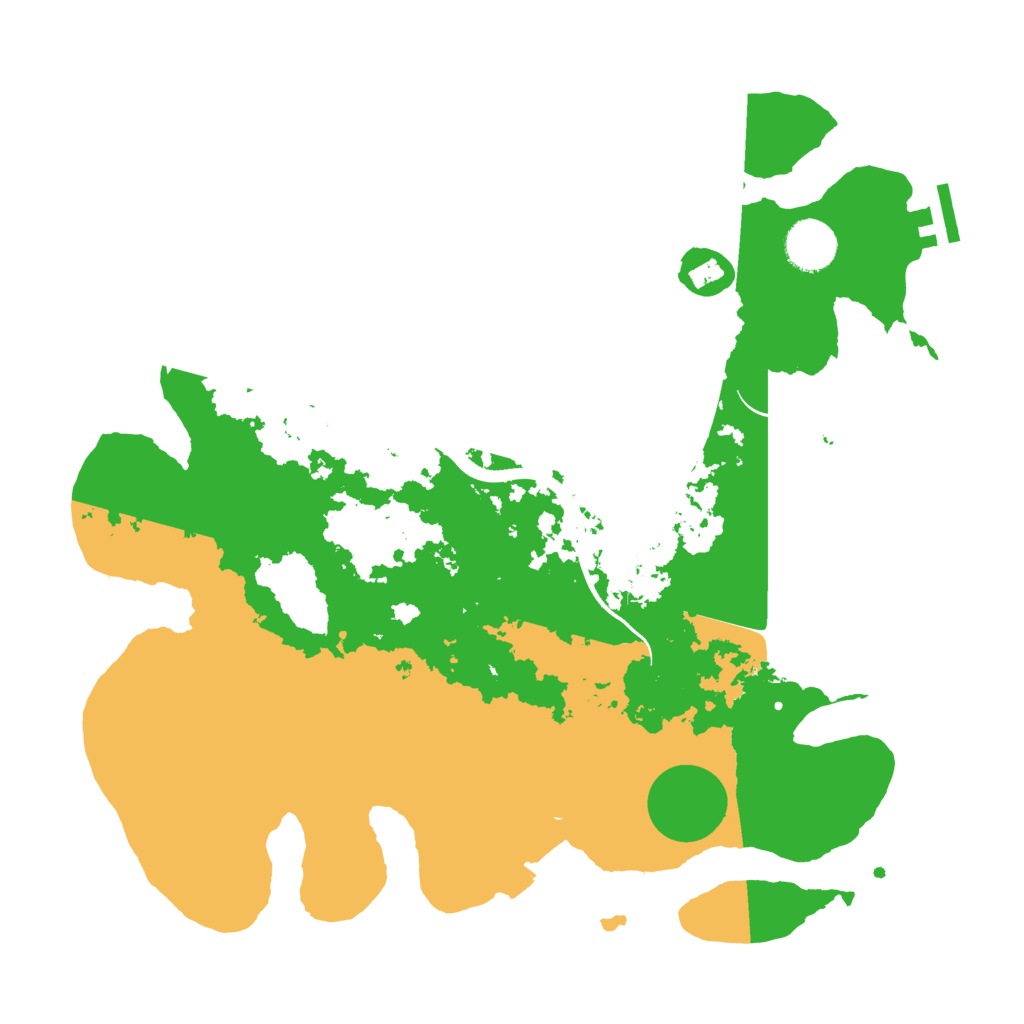 Biome Rust Map: Procedural Map, Size: 3500, Seed: 807604196