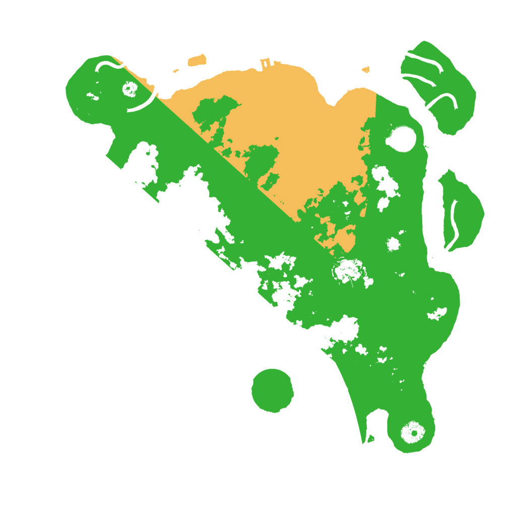 Biome Rust Map: Procedural Map, Size: 3500, Seed: 2037633162